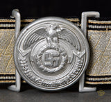 SS Officer Brocade Belt and Buckle