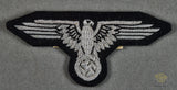 Rare German WWII Flat Wire SS Sleeve Eagle