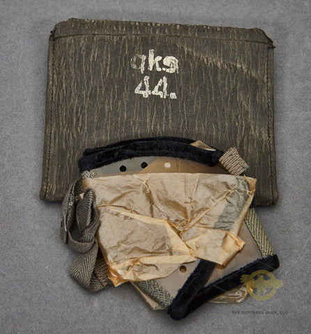 German WWII Sand Goggles in Original Cardboard Sleeve