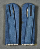 German WWII Set of Slip On Shoulder Boards for Army Motorized Transport for Captain