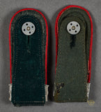 German WWII Army Flak Mismatched Set of Slip On Shoulder Boards-
