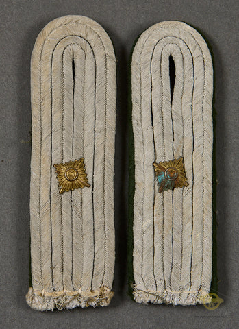German WWII Set of Sew in Shoulder Boards for Army