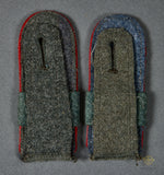German WWII EM Army Artillery Slip on EM Shoulder Boards