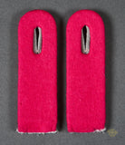 German WWII Army Panzer Sew In Shoulder Board Set for 2nd Lt
