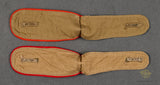 German WWII Tropical Luftwaffe Slip On Shoulder Board Set for Artillery