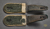 Veteran Bring Back German WWII Army NCO Set of Slip on Shoulder Boards for Infantry Unteroffizier