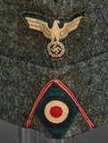 German WWII Army Panzer M34 Style Side Cap
