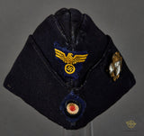 WWII German Kriegsmarine Side Cap with Device