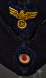 WWII German Kriegsmarine Side Cap with Device
