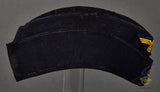 WWII German Kriegsmarine Side Cap with Device