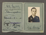 WWII German Luftwaffe Soldbuch and Drivers License