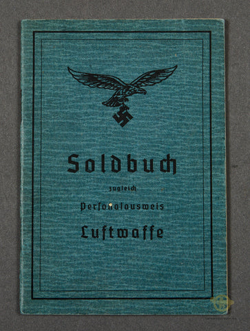 WWII German Luftwaffe Soldbuch