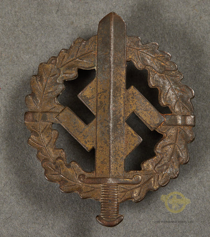 German Nazi SA Early Sports Badge in Bronze