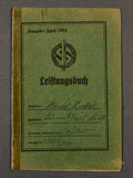 German WWII SA Leistungsbuch