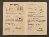 German WWII SA Leistungsbuch