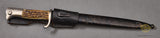 German Army WWII Short Model Stag Handle Dress Slotted Bayonet ***STILL AVAILABLE***