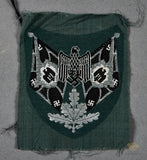 WWII German Army Panzer Standard Bearer Sleeve Patch
