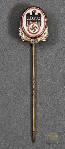 German WWII DDAC (Der Deutsche Automobile Club/German Automobile Club) Membership Stick Pin