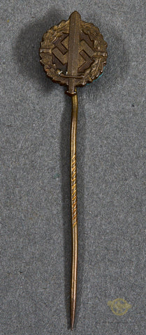 German WWII SA Sports Badge Stick Pin