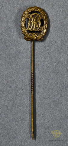 German WWII DRL Sports Badge Stick Pin