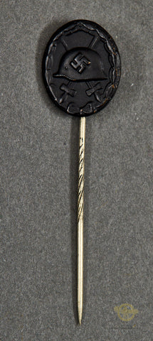 German WWII Black Wound Badge Stick Pin