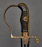 German WWII Army Officers Dove Head Sword by Alcoso
