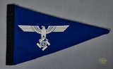 German WWII Rare TeNo Fender Pennant