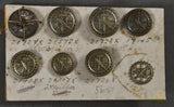 German WWII Salesman Sample of TeNo Buttons