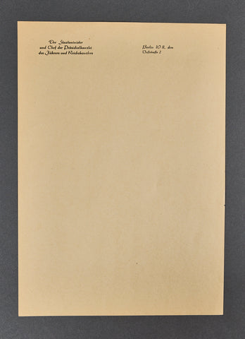 Otto Meisner Stationery