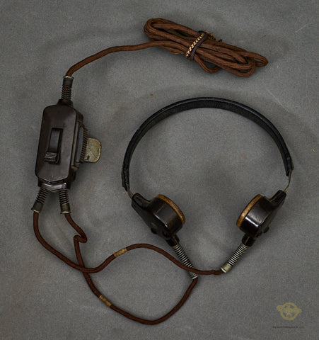 German WWII Panzer Throat Mic