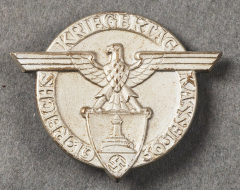 German WWII 1936 Reichs Kriegertag Kassel Tinnie