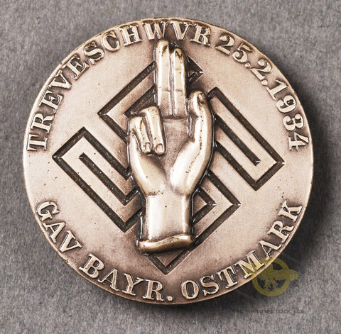 German Early 1934 Treveschwvr Gav Bayr. Ostmark Tinnie