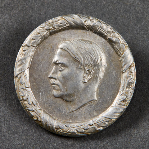 German WWII WHW Tinnie Hitler Profile 1935-36