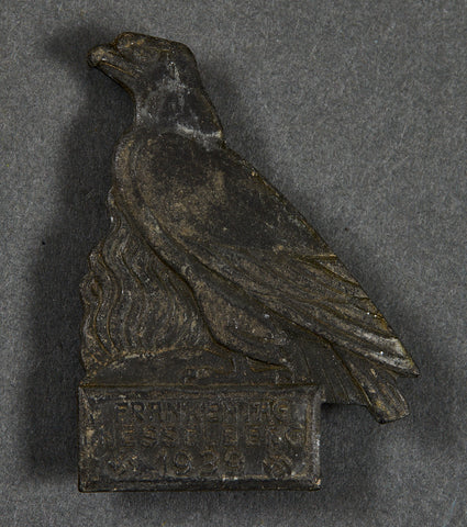 German WWII Frankentag Hesselburg 1939 Eagle Tinnie