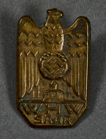 German WWII WHW Winterhilfswerk Saar Tinnie