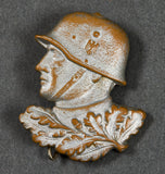German WHW Wehrmacht Soldier Bakelite Tinnie