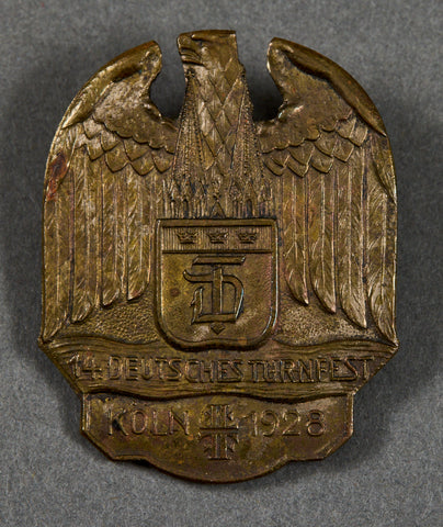 14. Turnfest Köln 1928 Tinnie