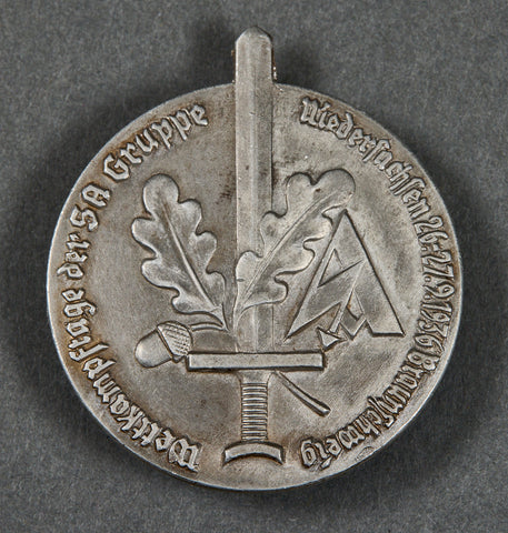 German WWII 1936 SA Gruppe Niedersachsen Tinnie