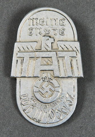 German WWII WHW Hamburg 1936/37 Mein Erste Tinnie