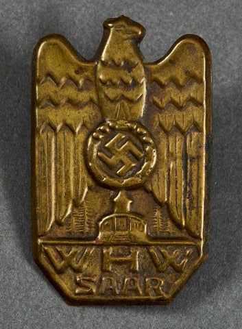German WWII WHW Winterhilfswerk Saar Tinnie