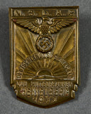 NSDAP Gau Mittelfranken Hesselberg Tinnie 1933