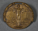 1913 German Leipzig 12th Deutsches Turnfest badge 50th Anniversary of the International Gymnastics Festival