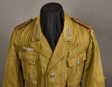 WWII German Army Tropical DAK Model 1942 Tunic