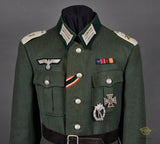 WWII German Army Model 1936 Infantry Major Service Uniform, Named
