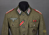 WWII German Late War Combat Tunic for Army Artillery Captain