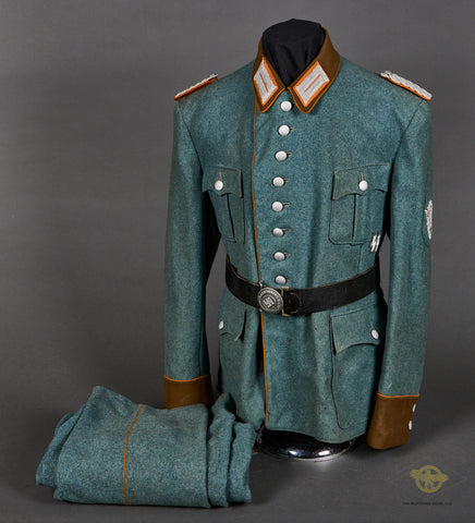 Third Reich Rural Police Officer (Gendarmerie) Tunic and Trouser Set, Former Member of the SS