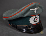 WWII German Army Recruiter NCO Waffenrock and Visor Cap Grouping