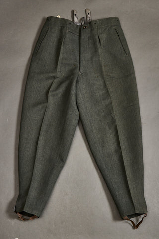 WWII German Army or Waffen SS Straight Legged Trousers