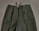 WWII German Army or Waffen SS Straight Legged Trousers