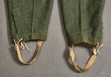 REPRODUCTION, POST WAR German Model 1943 Kielhosen and Suspenders
